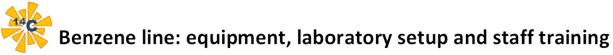 BENZENE LINE SetUp and Training,
lithium carbide,acethylene,setting up,radiocarbon laboratory, benzene,vacuum pyrolysis,training,teflon vials,benzeneline