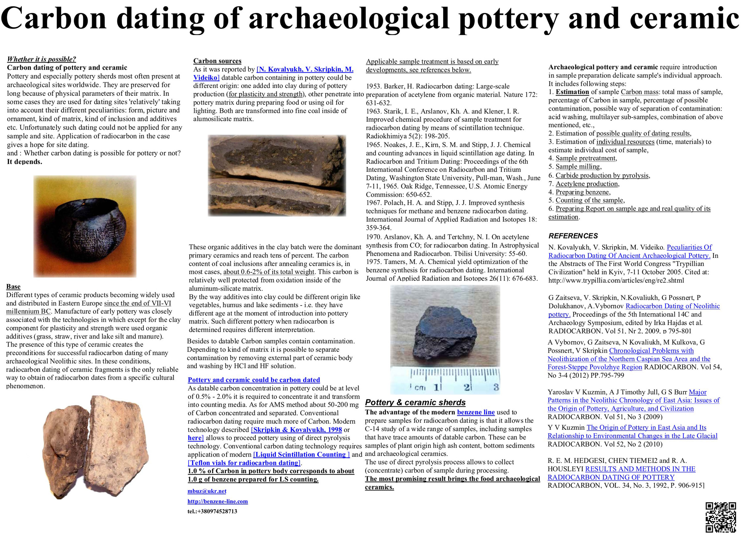 radiocarbon dating pottery