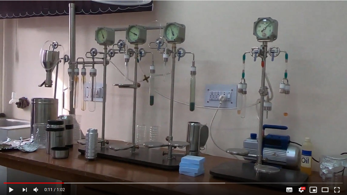 Benzene line, Radio Carbon Dating Equipment Set 