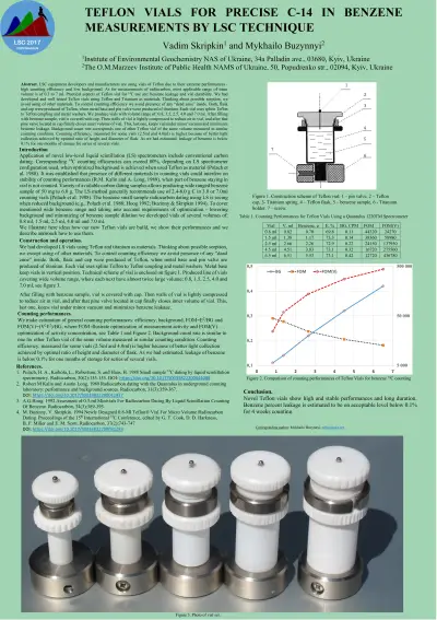 Small Teflon Vial poster